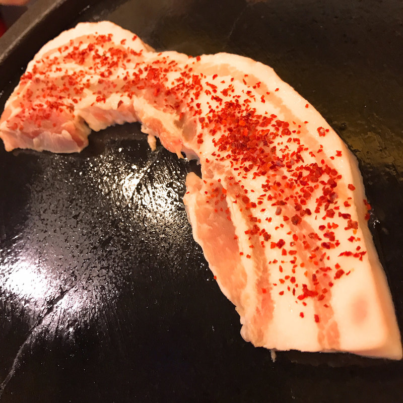 激辛サムギョプサル(韓豚屋 八重洲店)