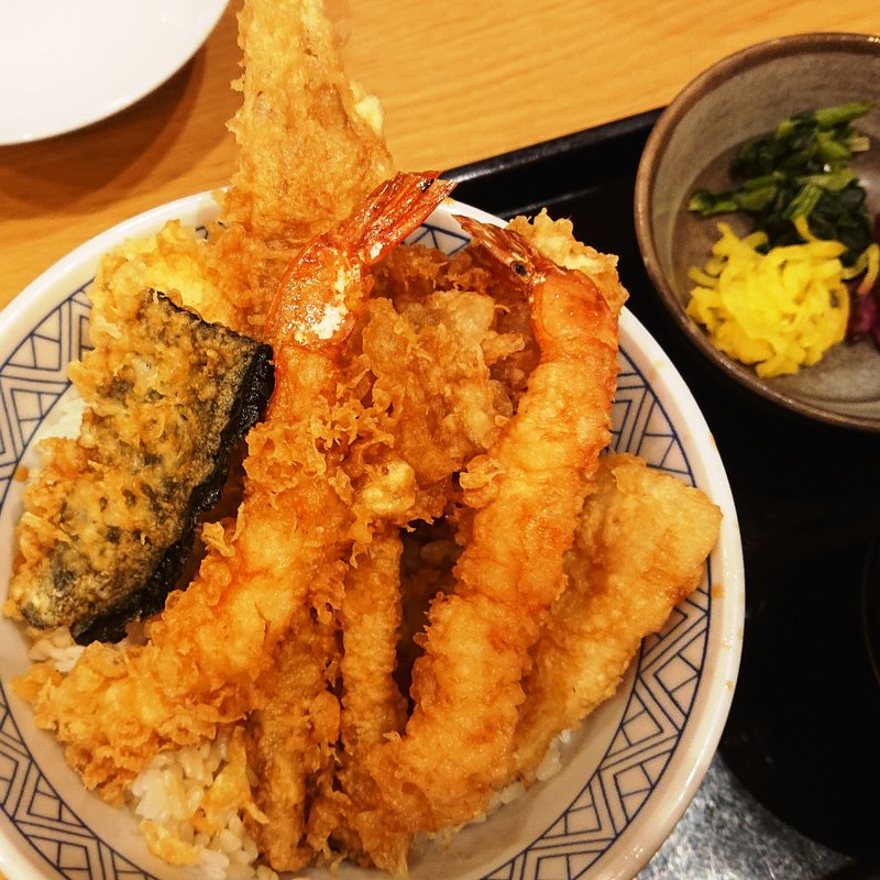 江戸前天丼(銀座ハゲ天 川崎アゼリア店)