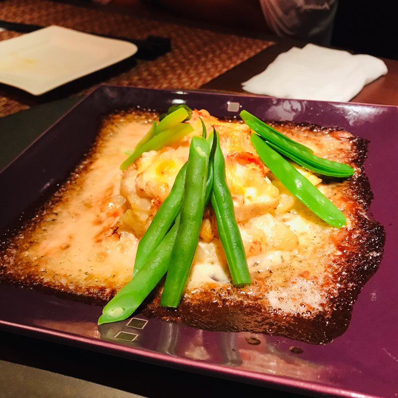 平目とズワイガニとポテトの明太子風味グラタン(旬菜ステーキ処 らいむらいと （シュンサイステーキドコロ ライムライト）)