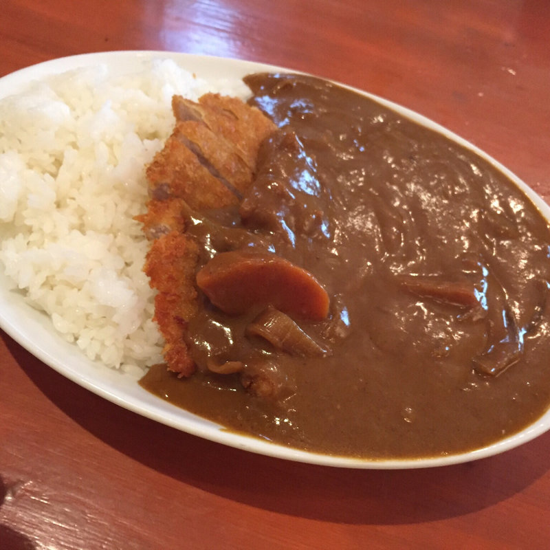 カツカレー(海鮮と幻餃子 ぼちぼち)