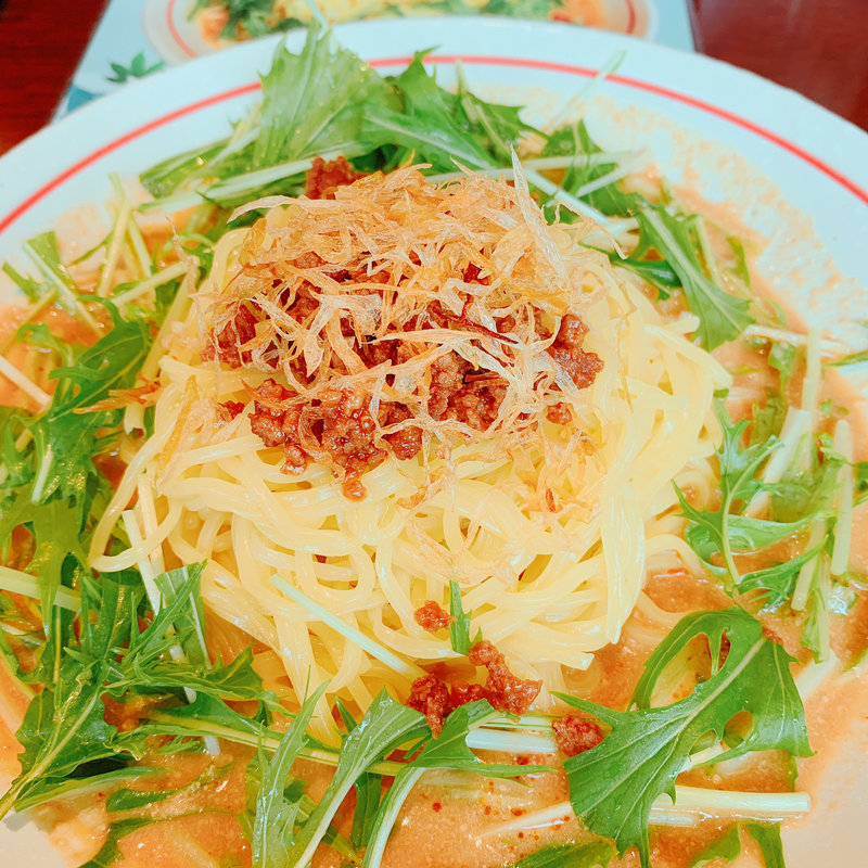 冷やし担々麺(中華料理 頤和園（いわえん）博多駅前店)