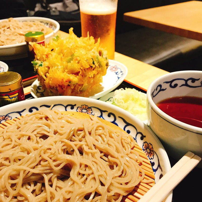 かき揚げ天もり(喜乃字屋)