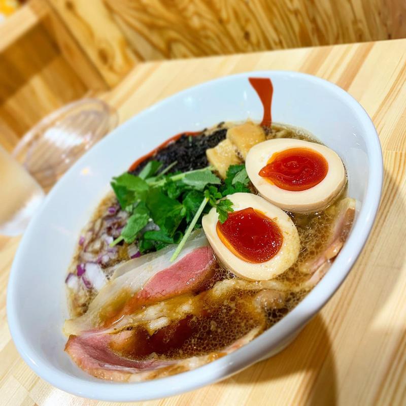 燕参上味玉煮干しそば(麺極 燕参上そば)