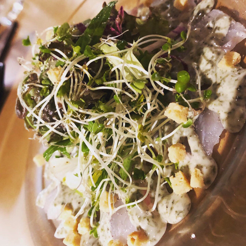 鯛のカルパッチョ(食楽酒房 びあん )