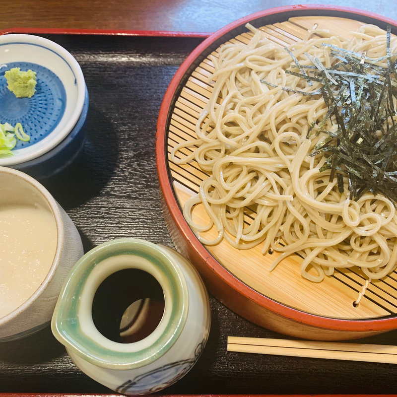 とろろそば(そば処 とみや)