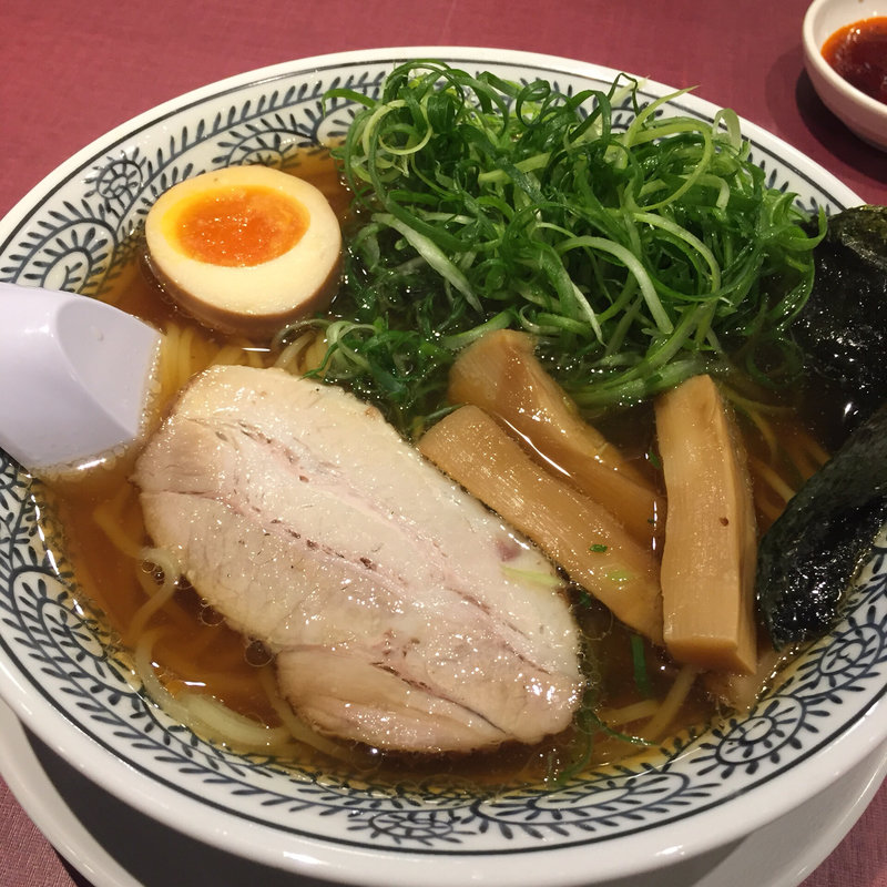 熟成醤油ねぎらーめん(丸源ラーメン 岸和田春木店)