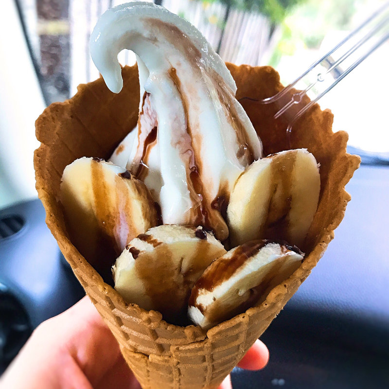 チョコバナナ(牧場のソフト 虹ヶ浜店 )