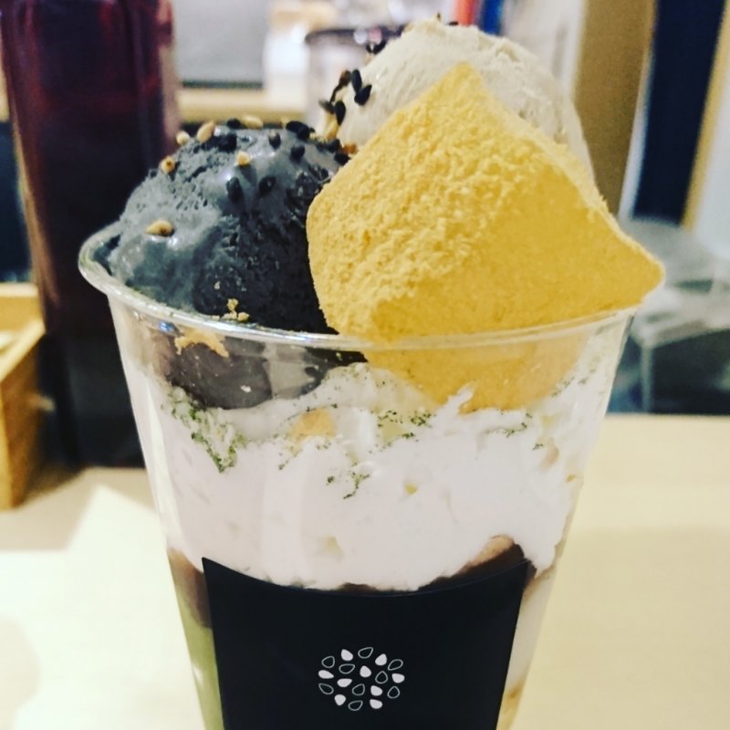 抹茶パフェ(GOMAYA KUKI)