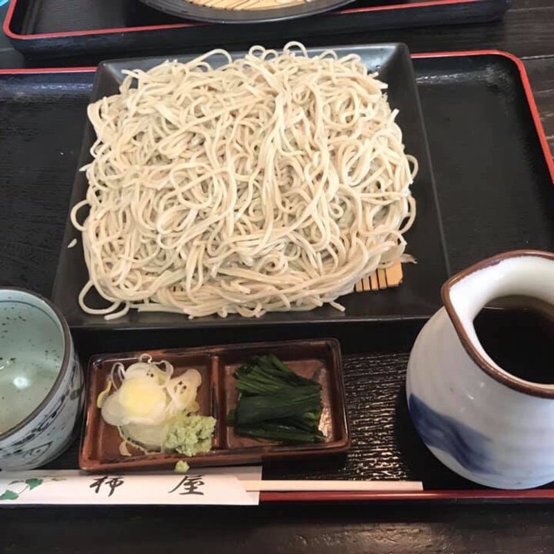 ざる蕎麦大盛り(そば処 柿屋)