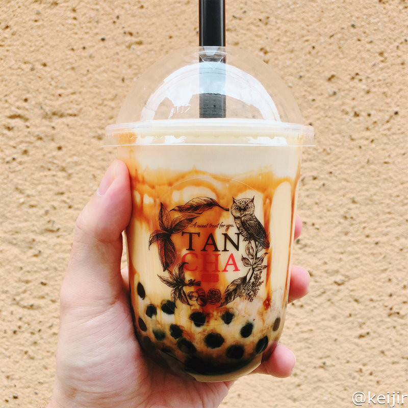 黒糖タピオカチーズミルク(赤坂潭亭)