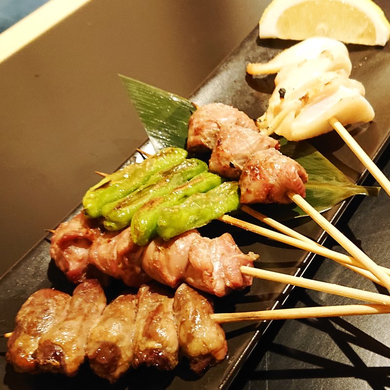 串焼き5本盛合せ(漁帆（いさりほ）)