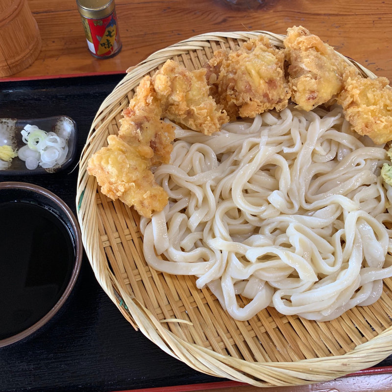 かしわ天ざる(田舎打ち 麺蔵 （いなかうち めんぞう）)