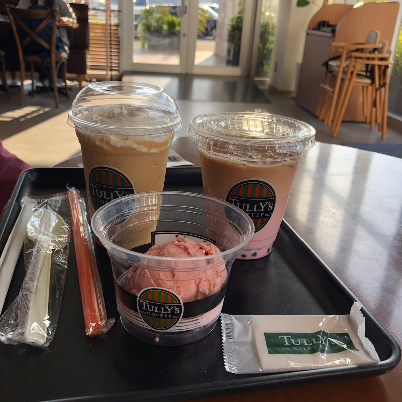 タピオカいちごカフェオレ(タリーズコーヒー 高松サンシャイン通り店)