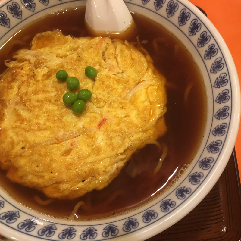 かに玉ラーメン(中華料理 香州)