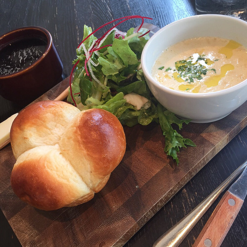 湯だねパンとスープのモーニング(Good Morning Cafe&Grill （グッドモーニング カフェ アンド グリル）)