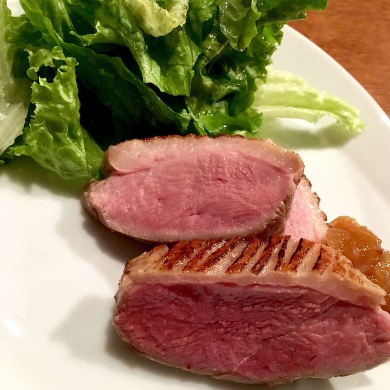 鴨のロースト 南高梅のソース添え(コノ花まひろ )