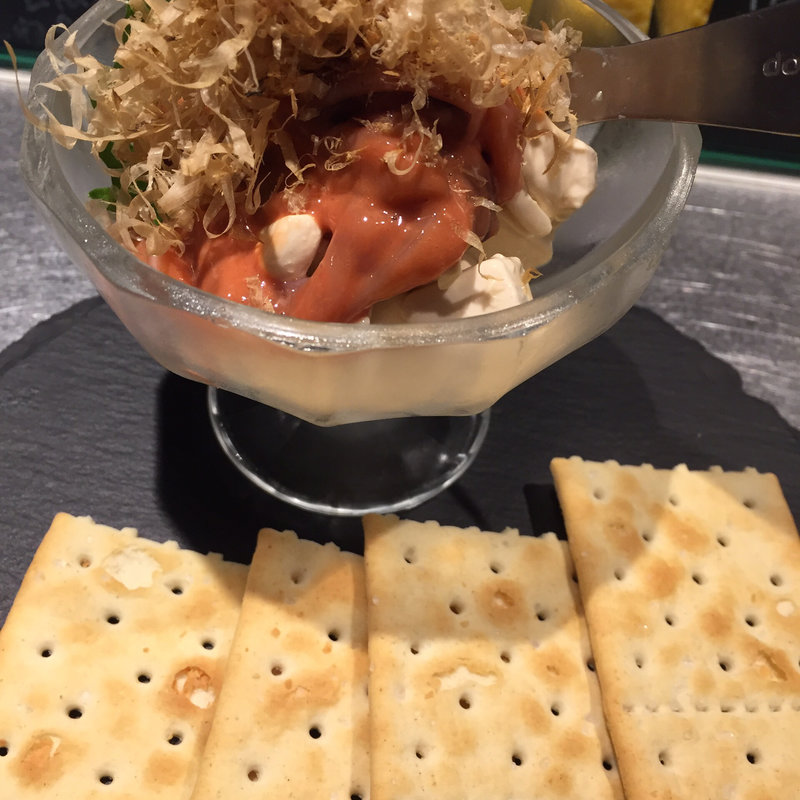 塩辛クリームチーズ(岩瀬串店)