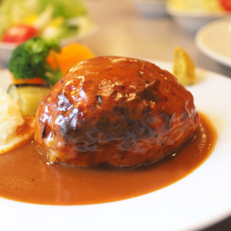 ハンブルクステーキ(カフェ ブラジレイロ)