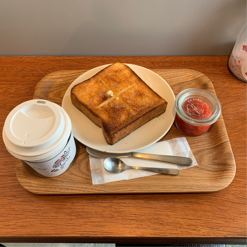 モーニングトーストセット(いちびこ 閖上店)