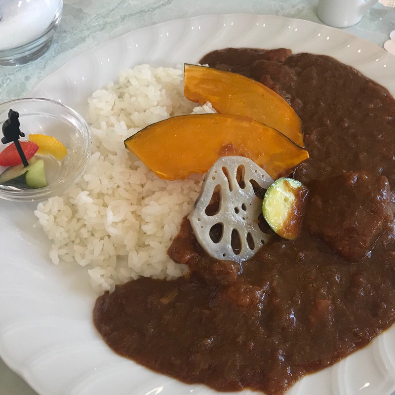野菜の甘みぎっしりカレー(夢二カフェ 港や)