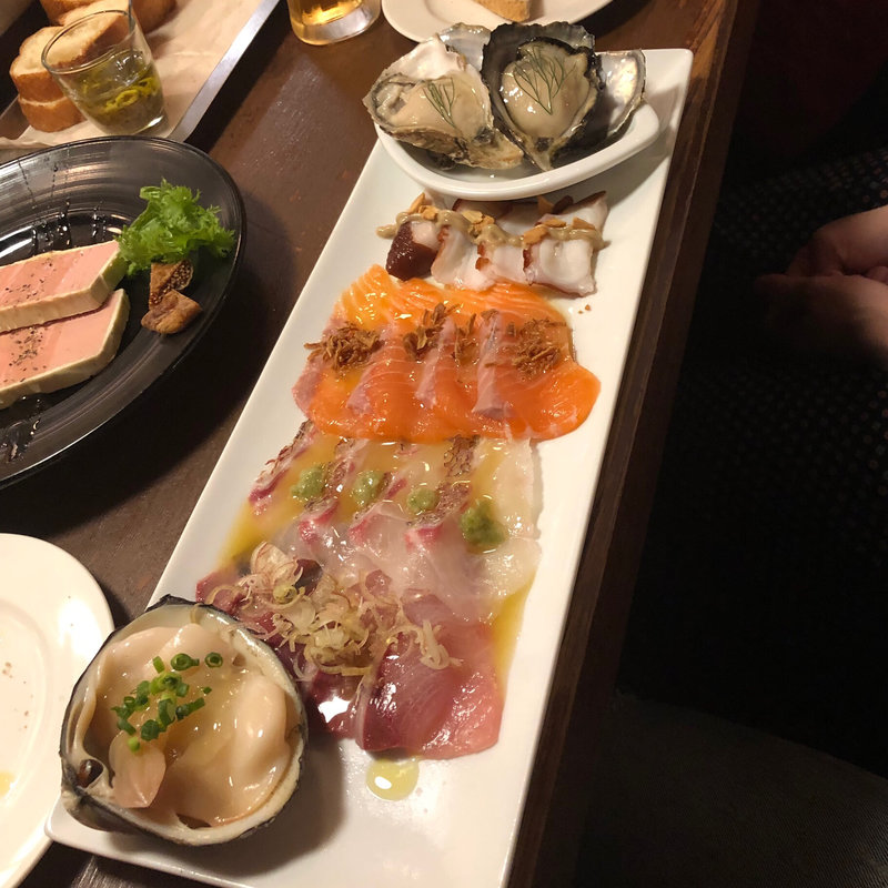 5種類のカルパチョ(びすとろ UOKIN （ビストロ ウオキン）)