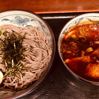豚辛つけ麺(中)(つけ蕎麦 BONSAI 立川本店)
