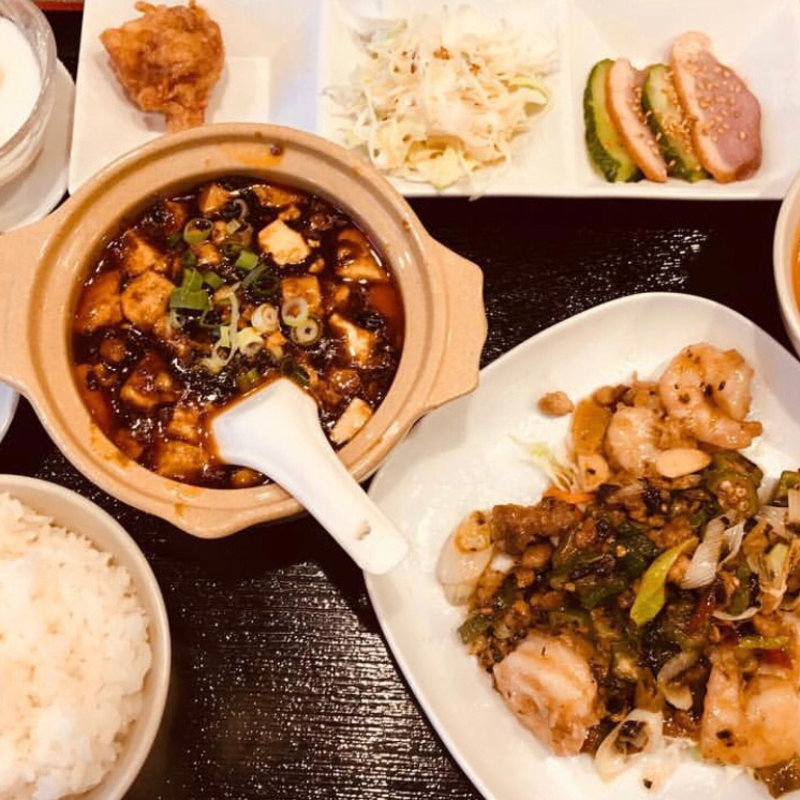 麻婆豆腐定食(本格四川料理 中村屋)