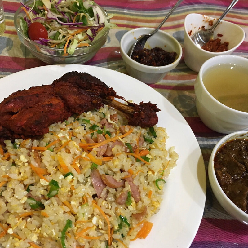 フライドライス(セイロンカリー)