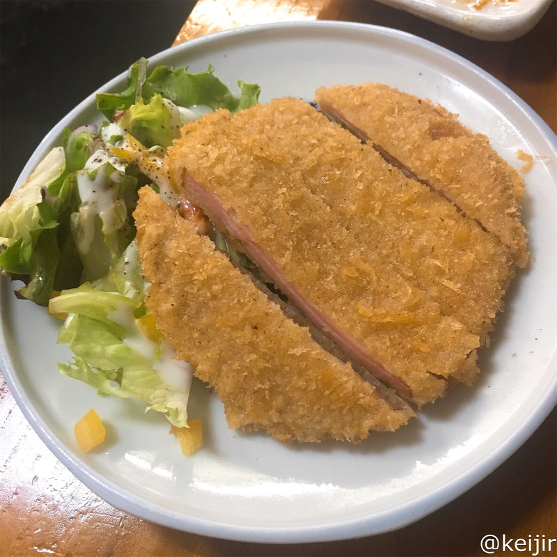 ハムカツ(蔦八)