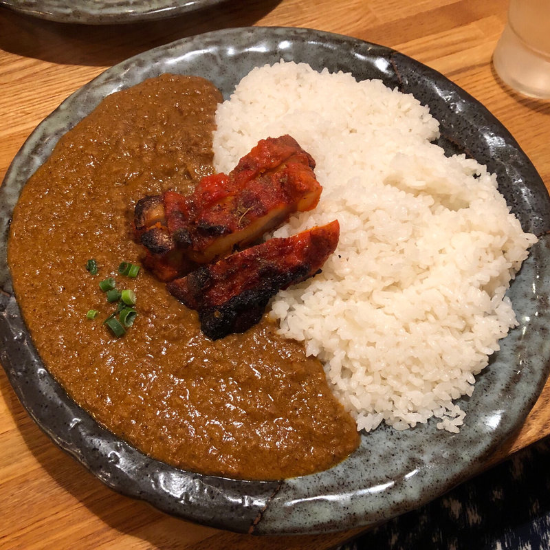 タンドリーチキンカレー(金子迦哩 かれー王国)