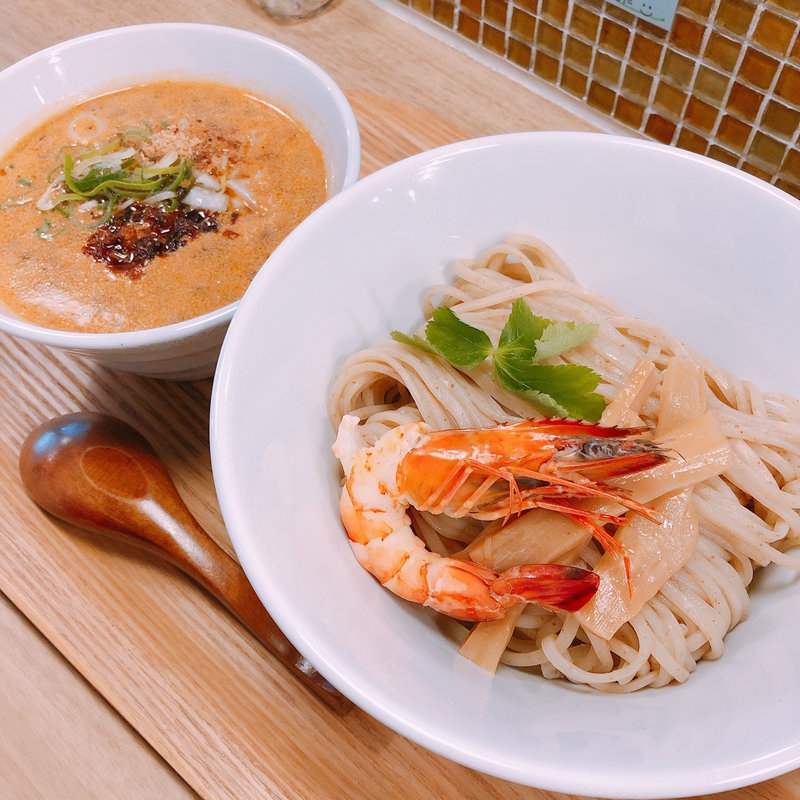 濃厚海老つけ麺(らーめん砦 寺田町)