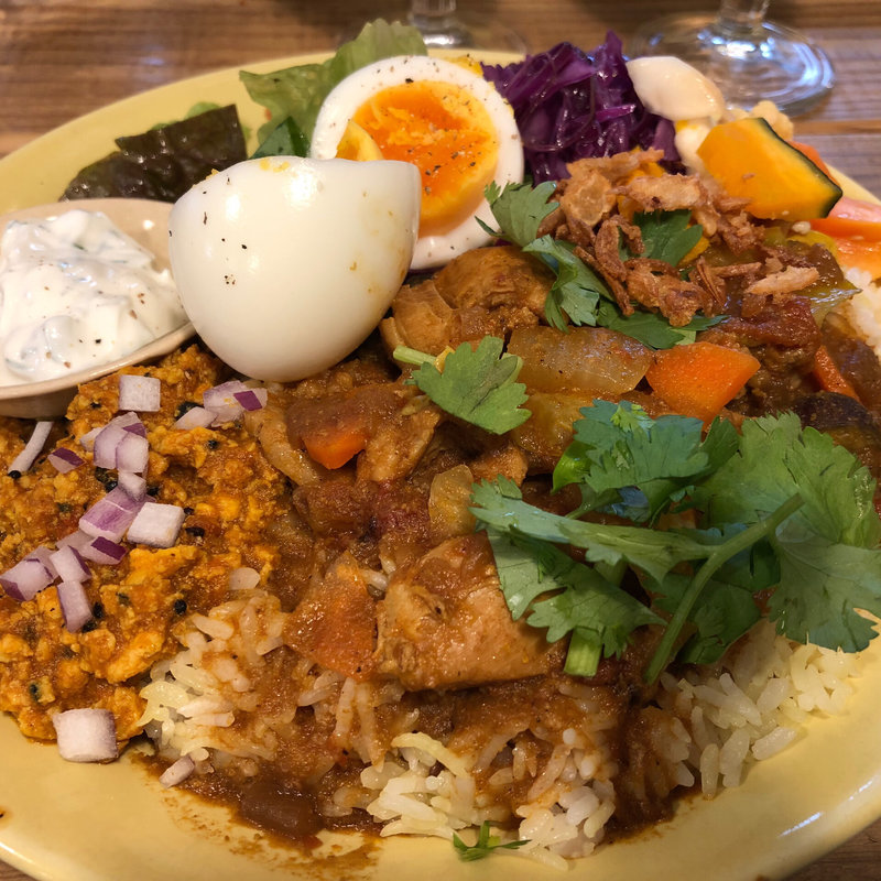 野菜チキン&キーマ(キュマン)