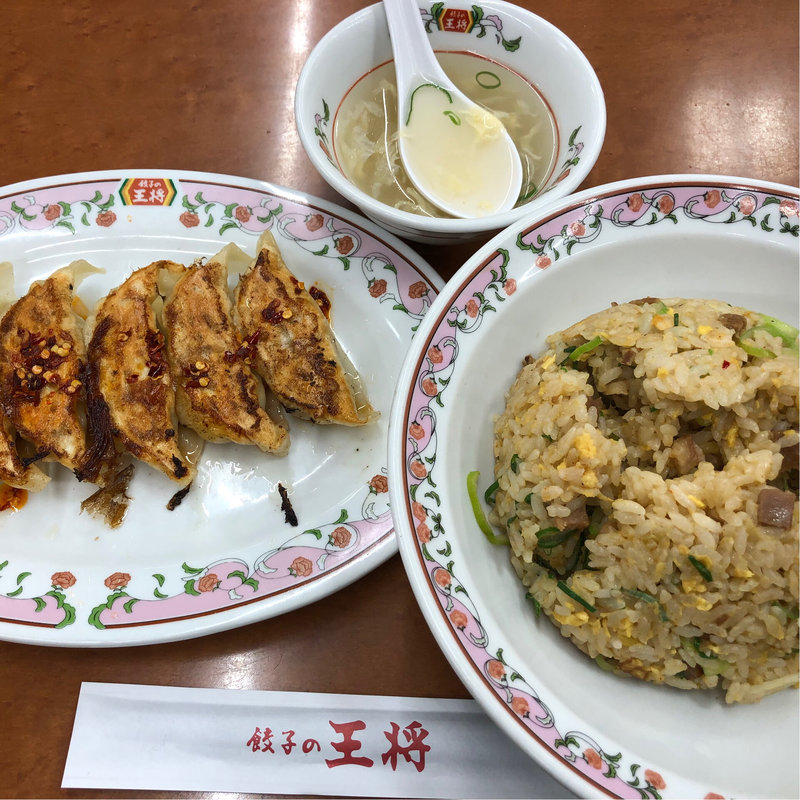 餃子定食(餃子の王将 枚方店)