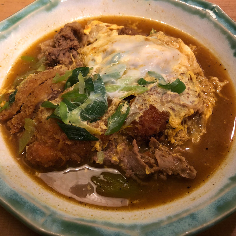 ダブルカレー(甘党 多津屋)