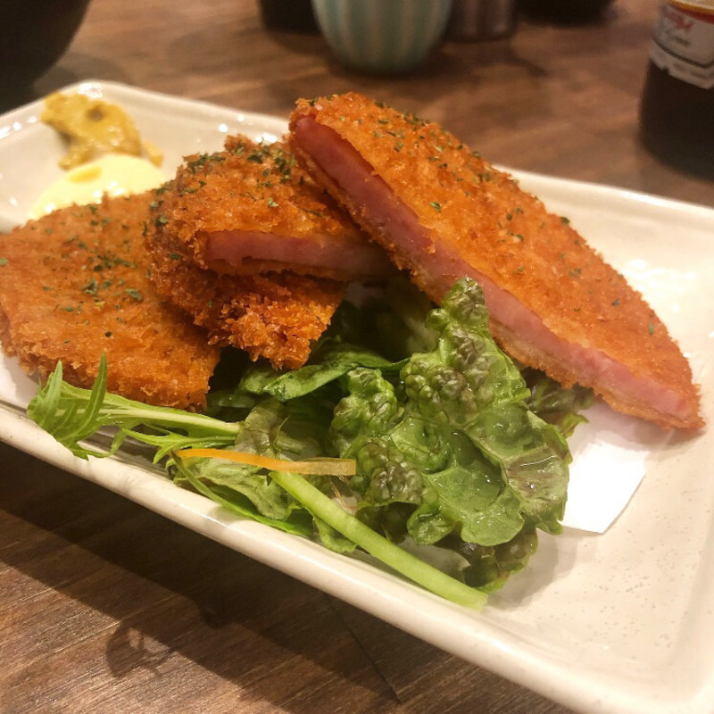 ハムカツ(炭火串焼 チャブヤ 高倉店 )