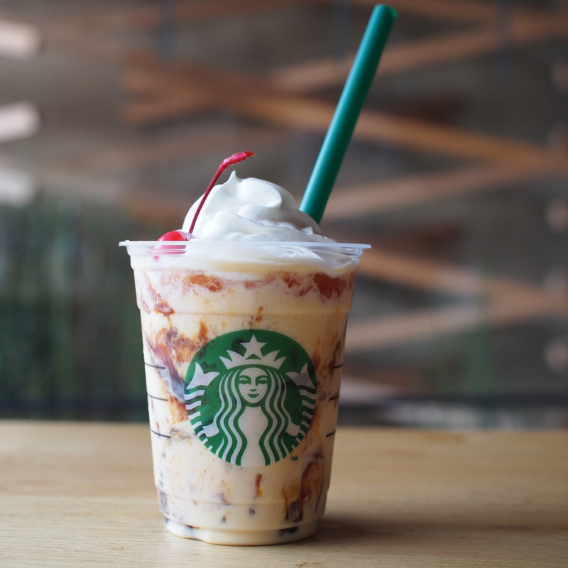 プリンアラモードフラペチーノ(スターバックスコーヒー 太宰府天満宮表参道店)