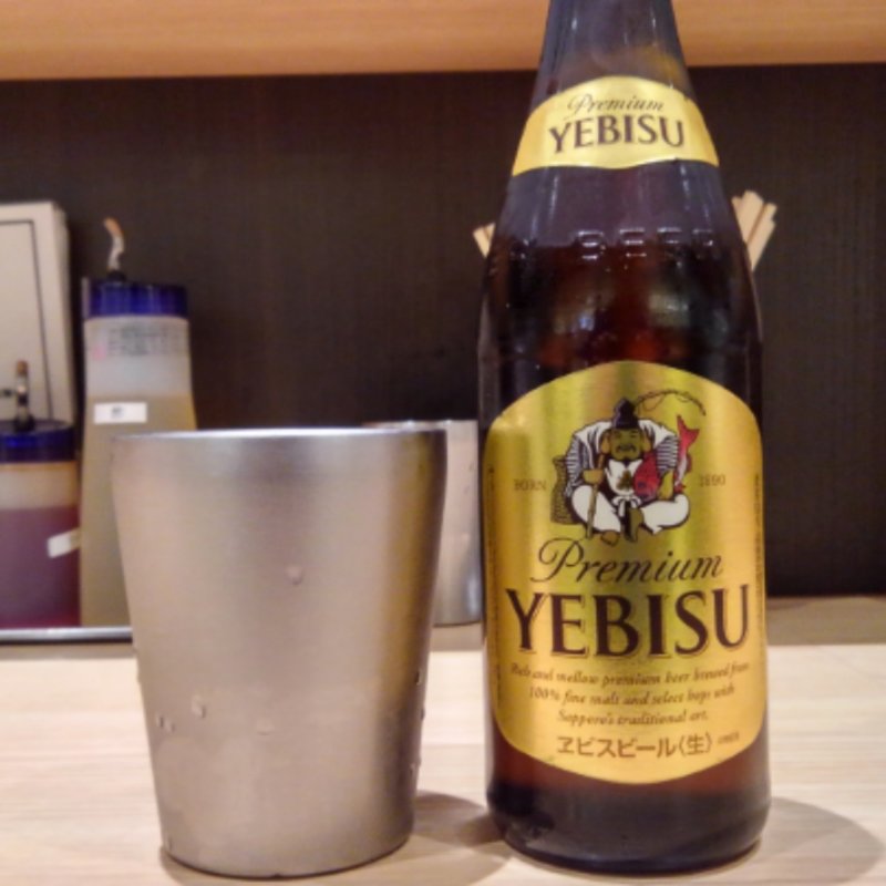 生ビール(松戸富田麺業 千葉駅構内)