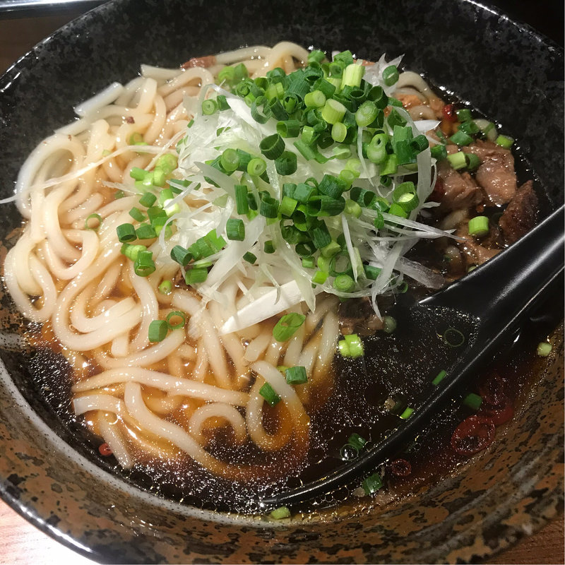 肉肉うどん(麺屋 千容)