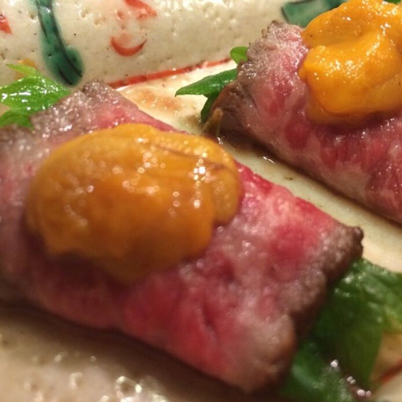 生うにローストビーフ(番屋燁)