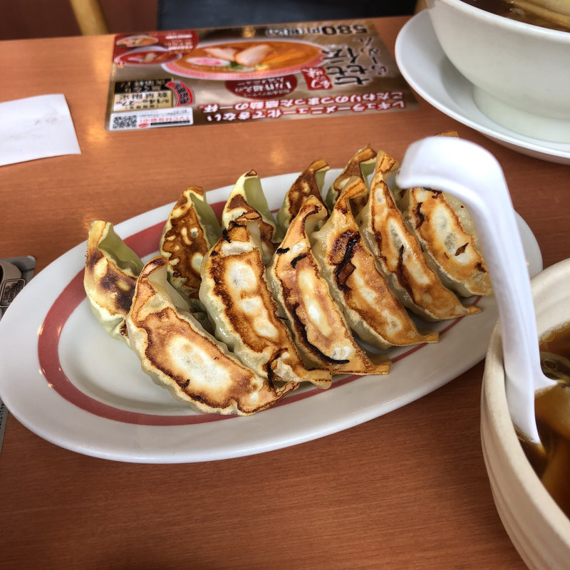 ダブル定食(幸楽苑 大和福田店)