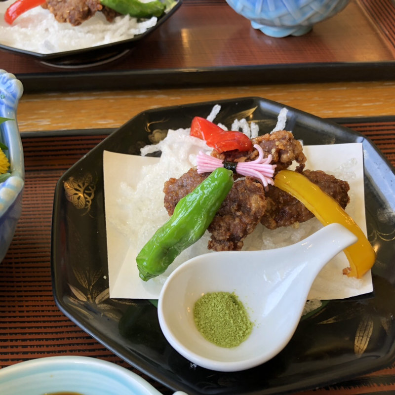 クジラミニコース  竜田揚げ(いさなの宿 白鯨 )