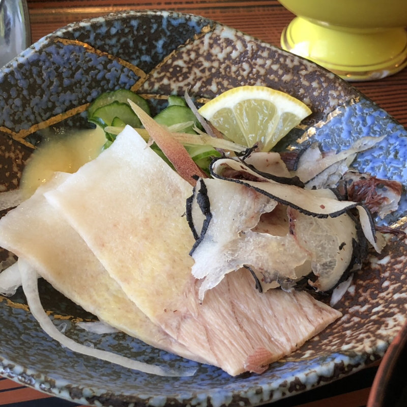 クジラミニコース  クジラベーコンとクジラてっぱ(いさなの宿 白鯨 )