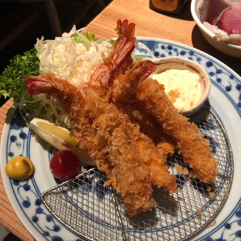 海老フライ(新橋魚金 歌舞伎町 壱)