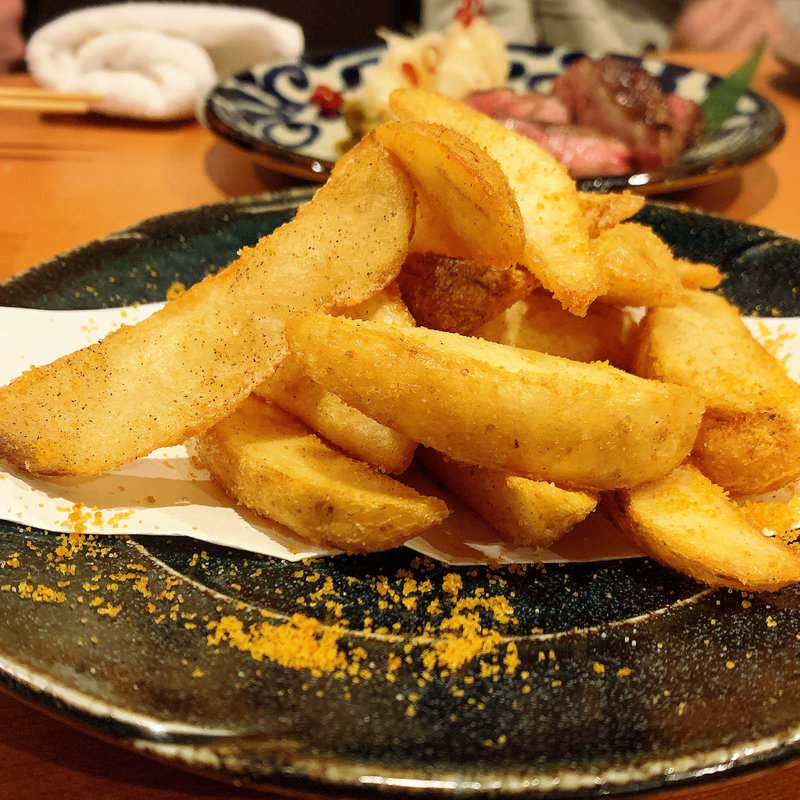 大人のフライドポテト（からすみ）(つなぎや 中目黒)
