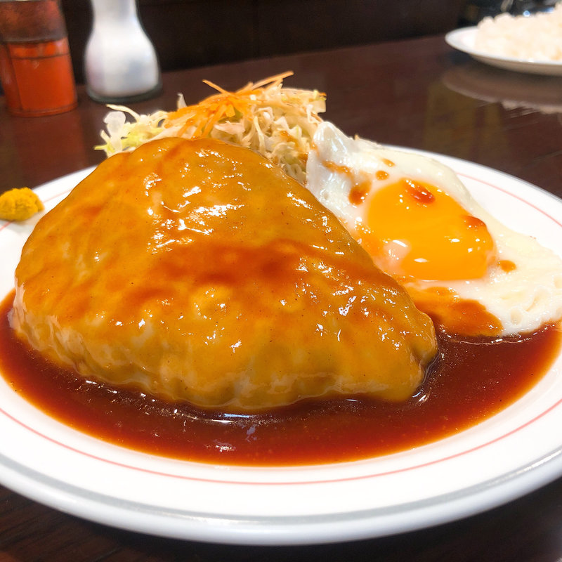 チーズハンバーグ(目玉焼付)(ハンバーグの店ベア )