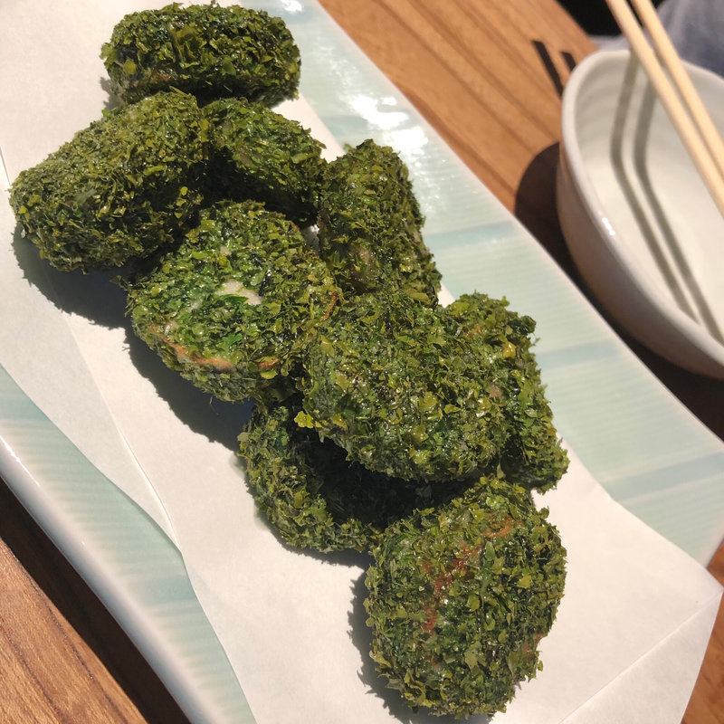 山芋の磯辺揚げ(新橋魚金 歌舞伎町 壱)