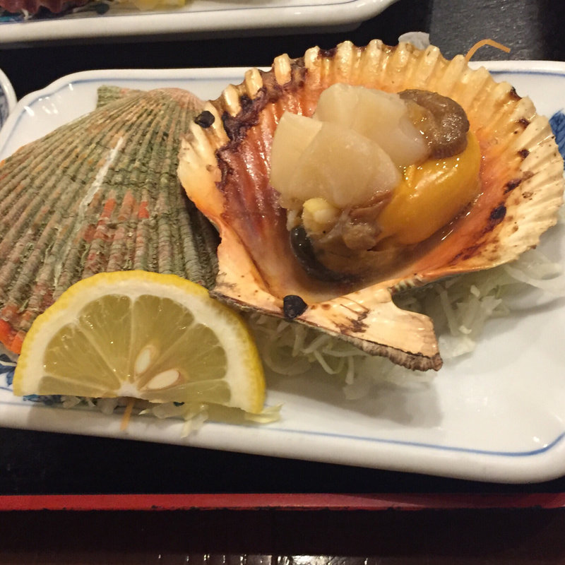 ヒオウギ貝網焼き(ろばた仁 )