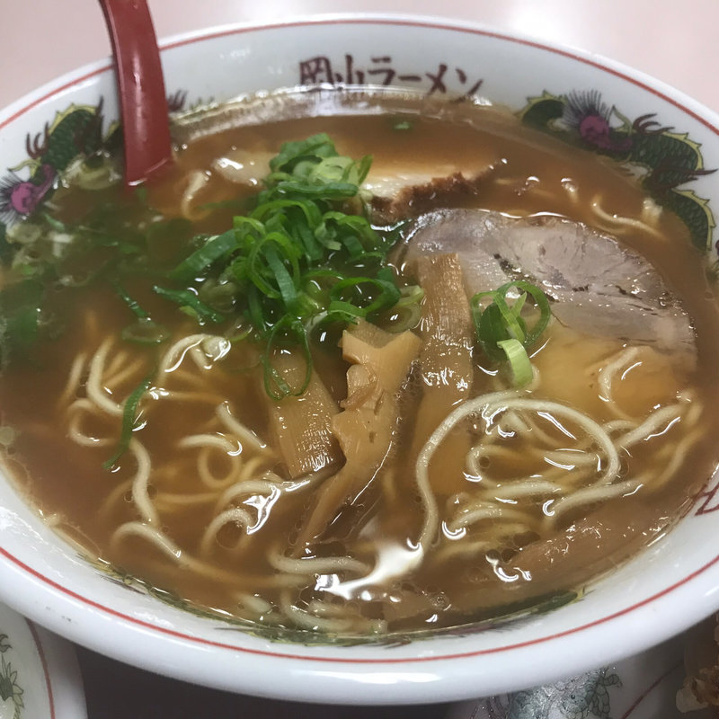 中華そばセット(岡山中華そば 後楽本舗)