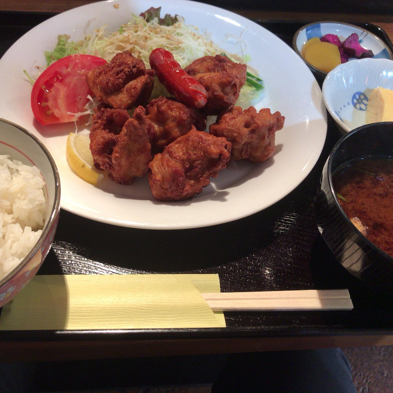 鶏の唐揚げ定食(Dessert)