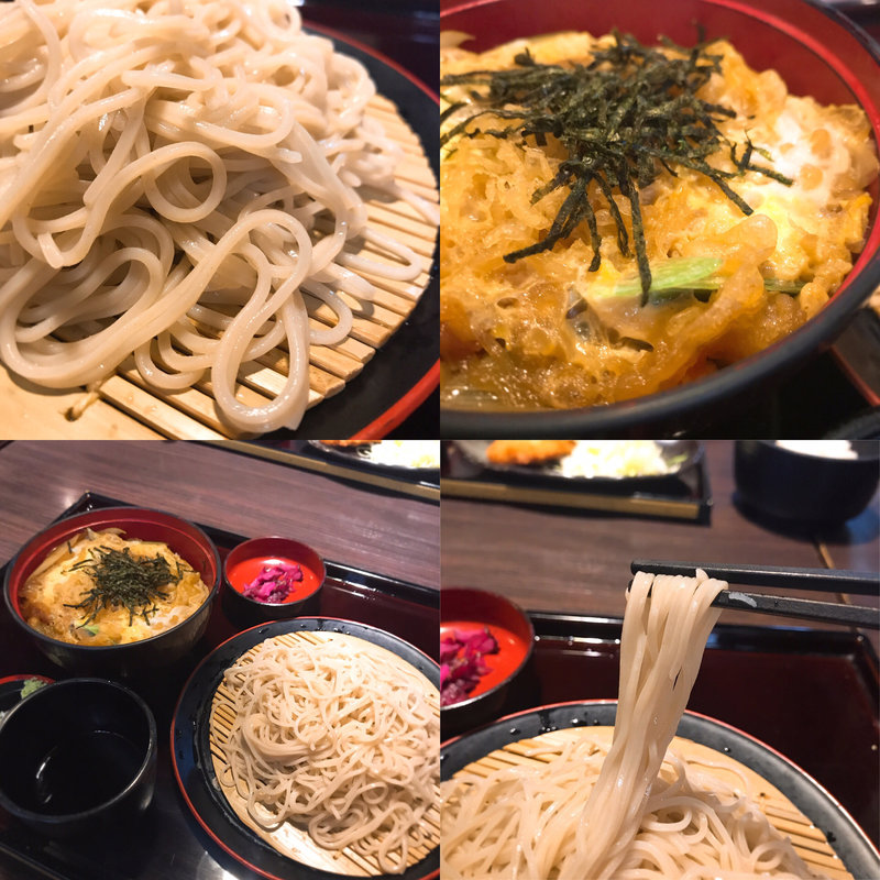 たぬき玉とじ丼＋蕎麦(蕎麦人弁慶 神保町店)